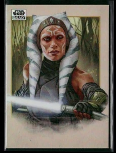 2024 Topps Chrome Star Wars Galaxy #74 Ahsoka Tano Refractor - Bild 1 von 2