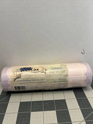 Fondo de pantalla Kids Line estilo camelot 5007WB borde 10 yardas rosa púrpura unicornio Foto 1 de 4