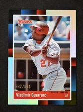 2022 Donruss Base Retro 1988 Career Stat Line #258 Vladimir Guerrero /500