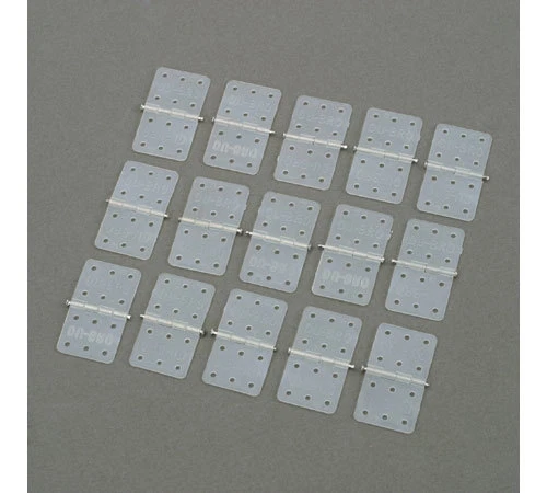 Dubro Nylon Hinges Standard-Size (15-pack) for RC Airplane Control Surfaces - Image 1 of 1