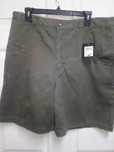Men's New With TAGS CONSENSUS 36 KALE Green Shorts COTTON Style MB-9608 MINT!!! - Picture 1 of 6