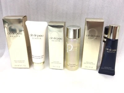 Cle De Peau Espuma Suave, Loción Equilibrante y Emulsión Nutritiva I Juego de 3 piezas NUEVO Foto 1 de 2