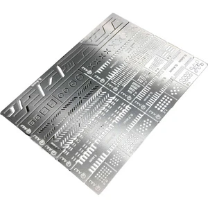 13 in 1 Model Stencil Templates Scribing Line Drilling for 1/144 1/100 Gundam g - Picture 1 of 12