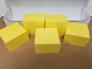 500 tarjetas de PVC amarillas en blanco, CR80,30 mil, tamaño de tarjeta de crédito de alta calidad - sello - Imagen 1 de 1