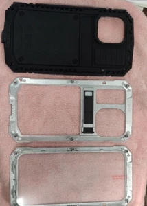 Schwerlast Abdeckung Aluminium Metall Gorilla 360 Hülle für iPhone 13 Pro Max 12 6.7 - Bild 1 von 4