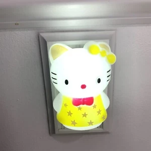 LED Night Lamp Plug-in Wall Hello Kitty Wall Decor  - Picture 1 of 8