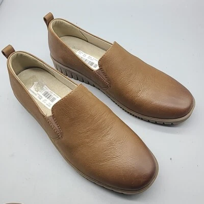 Dansko Linley Mujer Talla 6.5-7/37 Mocasines Cuero Tostado Sin Cordones Zapatos Informales Nuevos Foto 1 de 4