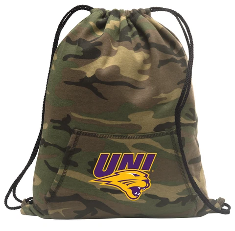 University Northern Iowa Backpack CAMO UNI Drawstring Bag Pack COOL HOODY DESIGN Cover