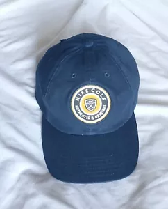 Nike Men’s Golf Hat Embroidered Strapback Navy Blue - Picture 1 of 4