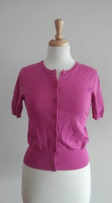 Cárdigan rosa para mujer Petite NINE & COMPANY talla PS Foto 1 de 4