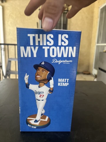 MATT KEMP Los Angeles Dodgers 2009 Bobblehead SGA Free Shipping MLB Baseball NIB Cover