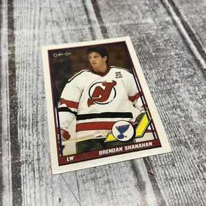 Devils O-Pee-Chee #140 Brendan Shanahan Hockey Card NHL 1991 92 - Bild 1 von 2