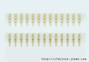 250PCS-Gold Plated PINs for NIXIE Tube IN-8,IN-12,IN-18,Z566M etc.NIXIE TUBE ERA - Picture 1 of 3