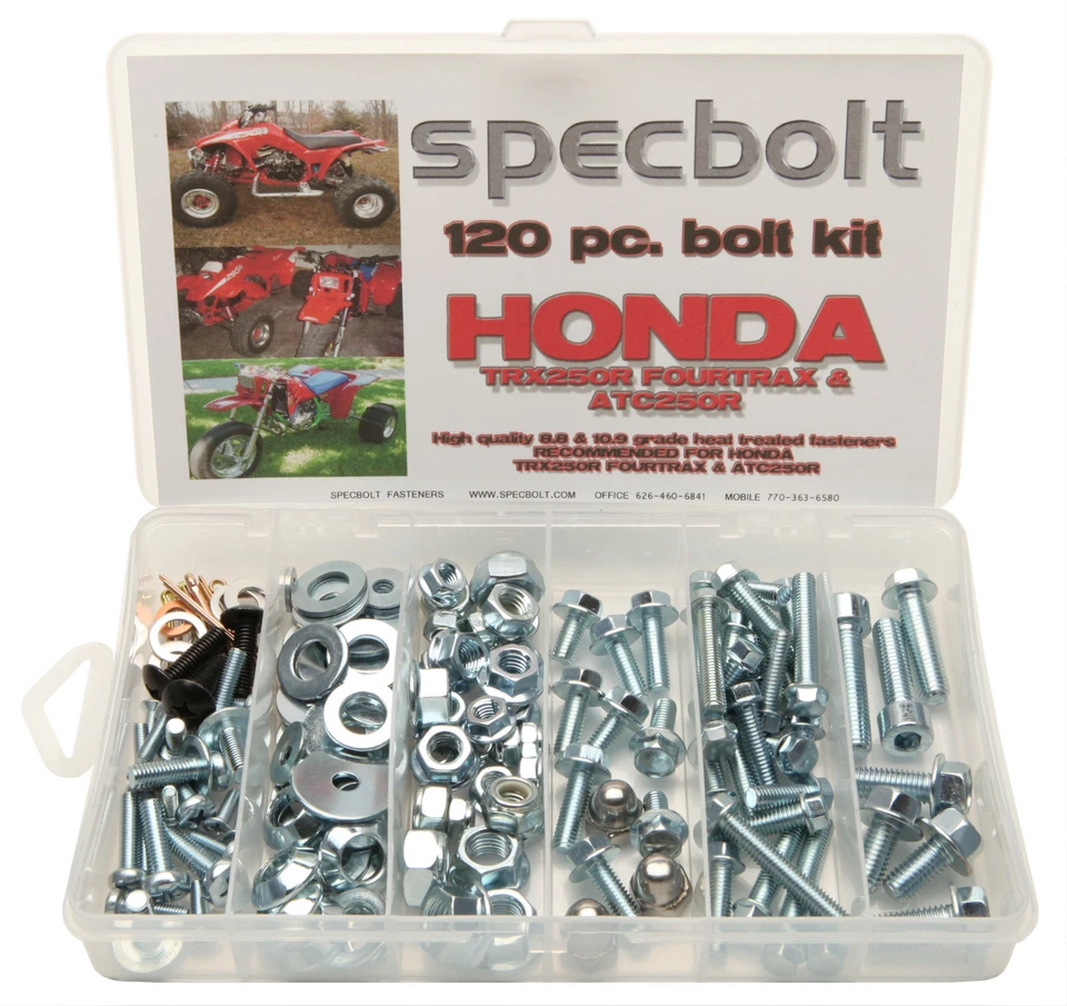 HONDA TRX250R bolt kit Fourtrax ATC 250R fenders engine frame motor. SPECBOLT - Image 1 of 1