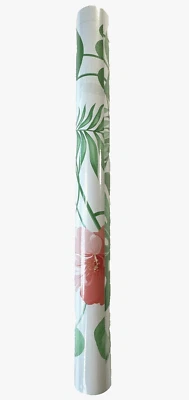 Papel Pared Peel Stick Floral Rosa Verde Extraíble 18 en Ancho 1 Rollo Sellado Nuevo Foto 1 de 4