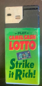 Vintage Joe Camel Cigarettes, Lotto Cash Lighter 1993 Empty Butane - Picture 1 of 2
