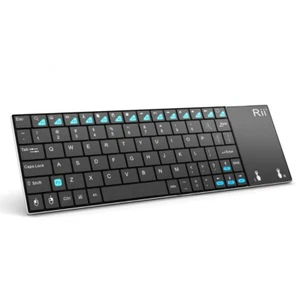 Mini Wireless Keyboard With Touchpad Rechargeable Portable For Laptop Tablet PC - Picture 1 of 24