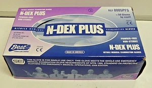 Showa N-Dex Nitril Untersuchungshandschuhe REF 8005PFM Box unsteril 50ct Medium - Bild 1 von 5