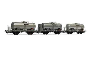 Rivarossi HR6490 FS Italia set tre carri cisterna, 1 con garitta e 2 senza ep.II - Foto 1 di 1