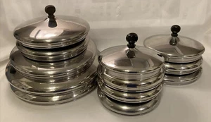 Farberware Stainless Steel Replacement Lids, Sizes Vary 6-12" Choice,Gently Used - Picture 1 of 10