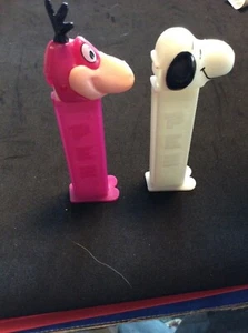 PEZ FLINTSTONE’S DINO & PEANUTS SNOOPY -FROM SLOVANIA - NOT IN PACKAGES-PRISTINE - Picture 1 of 4