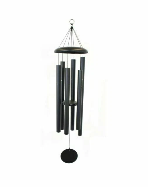 Corinthian Bells 44 inch Black Wind Chime for Balcony - T406BL