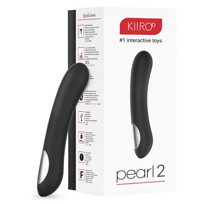 G-Punkt Vibrator in Schwarz starken Vibrationen Wasserdicht Partner Toy KIIROO - Bild 1 von 3
