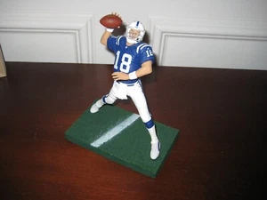 MCFARLANE NFL 8 PEYTON MANNING BLUE JERSEY INDIANAPOLIS COLTS - Picture 1 of 2