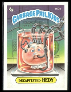 Decapitated Hedy #160a 1986 Topps Garbage Pail Kids Series 4 - Picture 1 of 2