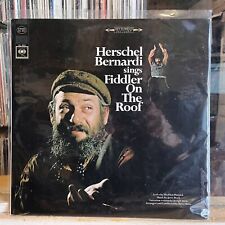 [MUSICAL/STAGE]~EXC LP~FIDDLER ON THE ROOF~HERSCHEL BERNARDI Sings~[1979~REISSUE