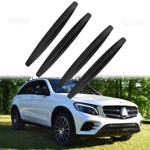 Carbon Fiber Grain Anti-Collision Strip Bumper Protector For Mercedes GLC-Class - Imagen 1 de 13