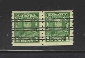 Canada 1935 Pictorial Coil 1c Precancelled pair  #228xx F MNH - Picture 1 of 2