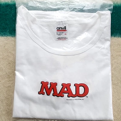 MAD MAGAZINE T Shirt Y2K 2000 Graphitti Comics Women`s L NIB - Image 1 of 4