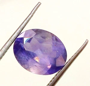 NATURAL NICE BLUE IOLITE OVAL CUT SHAPE LOOSE GEMSTONE H99 - Picture 1 of 12