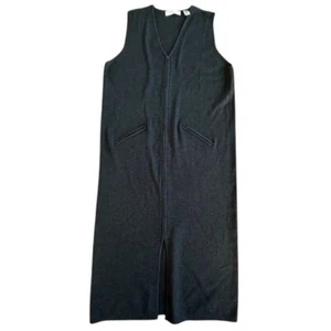 Vestido Valerie Stevens Usado Una Vez Extra Fino 100% Lana Merino Cremallera Frontal Talla L - Imagen 1 de 9