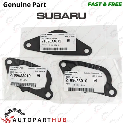 Juego de juntas intercooler original Subaru Impreza 02-05 WRX 04-18 STI tubo en Y OEM X3 Foto 1 de 4