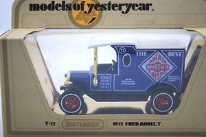 Matchbox of Yesteryear No:Y-12 1912 FORD Model T Van in SMITH's Potato Chips MIB - Picture 1 of 11