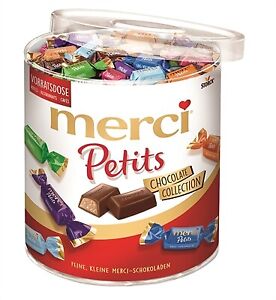 (11,99€ / kg) Merci Petits Chocolate Collection MIX 160 Stück 1kg