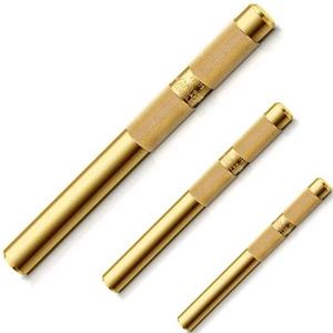 3 Pcs Brass Drift Punch Set, 3/4, 1/2, 3/8 Inch, 25075 25076 25077 Brass Punc... - Picture 1 of 7