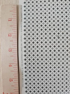Vintage Miniature Dollhouse Linoleum #7708 Floor Covering Authentic Armstrong  - Image 1 of 3