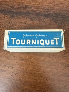 Vintage NOS Johnson & Johnson Tourniquet Never out of box New Gürtel mit Schnalle - Bild 1 von 3