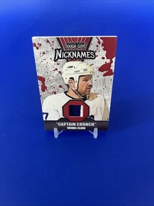 2023-24 PC Tough Guys Enforcers Nicknames Wendel Clark “captain Crunch” 1/1 - Picture 1 of 2
