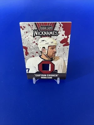 2023-24 PC Tough Guys Enforcers Nicknames Wendel Clark “captain Crunch” 1/1 - Image 1 of 2
