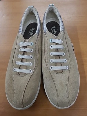 Zapatilla/zapatos deportivos Keds para mujer talla 8 color topo gamuza cuero Foto 1 de 4