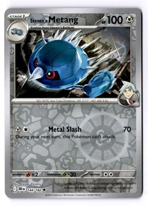 Steven's Metang Reverse Holo Uncommon SV10: Destined Rivals 144/182 NM - Picture 1 of 2