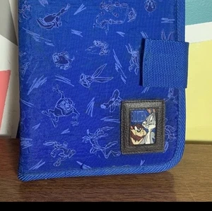Stuart Hall Bugs Bunny Taz Daffy Warner Bros Reißverschluss Notizblock Organizer 1998 - Bild 1 von 8