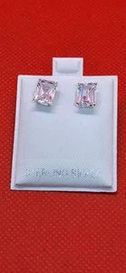Pendientes plata de ley 925 circonitas - Imagen 1 de 7