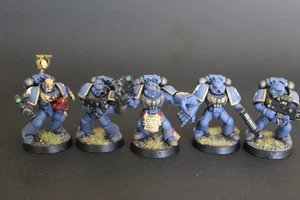Painted Games Workshop Warhammer 40k: Space Marine - Tactical Squad Ultramarine - Picture 1 of 1