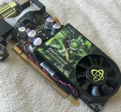 Nvidia geforce 9500 gt xfx pv-t95g-yapv-yar2 512mb ddr2 graphics card untested - Image 1 of 4