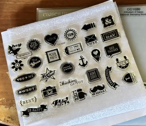 CTMH CC1030 #30 YEARS OF HAPPY ~ MINIS;  Rock Star, You did it, LUCKY, Party! - Picture 1 of 3